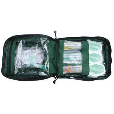 I-Gel Bag Green Zipper Closure