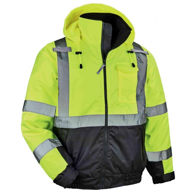 Hi-Vis Winter Bomber Jacket - Type R, Class 3