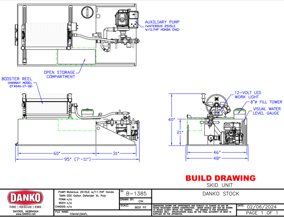 Danko Skid Unit - 200 Gallon